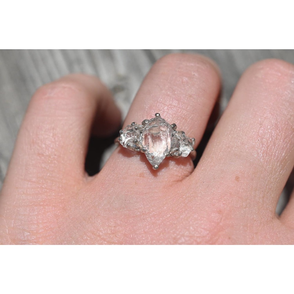 Engagement rings, raw diamond ring, raw stone ring, alternative engageme…